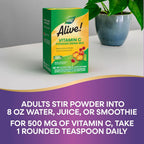 Nature's Way Alive! Vitamina C en Polvo - 100% de Acerola Ecológica, Apoyo Inmunitario, 4.23 oz