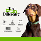 Probióticos para Perros con Prebióticos y Enzimas Digestivas - 6 Mil Millones de UFC - Sabor Pato - 90 Comprimidos Masticables - Pet Honesty