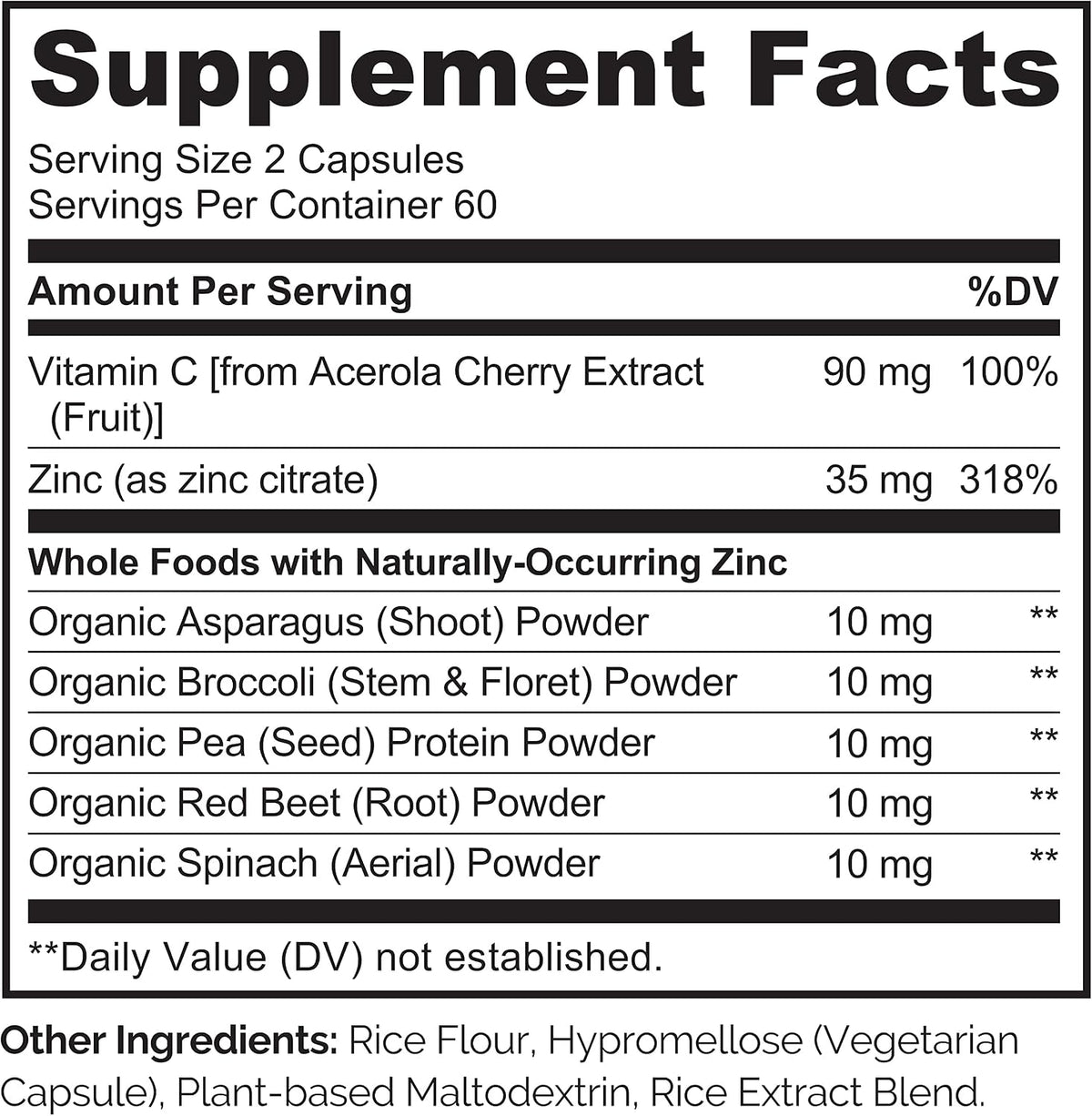 NATURELO Complexo de Zinc y Vitamina C Vegano - 120 Cápsulas (Pack de 2) – Image 3