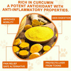 Cúrcuma para Perros, 180 Comprimidos de Cúrcuma Curcumina - ALIVO