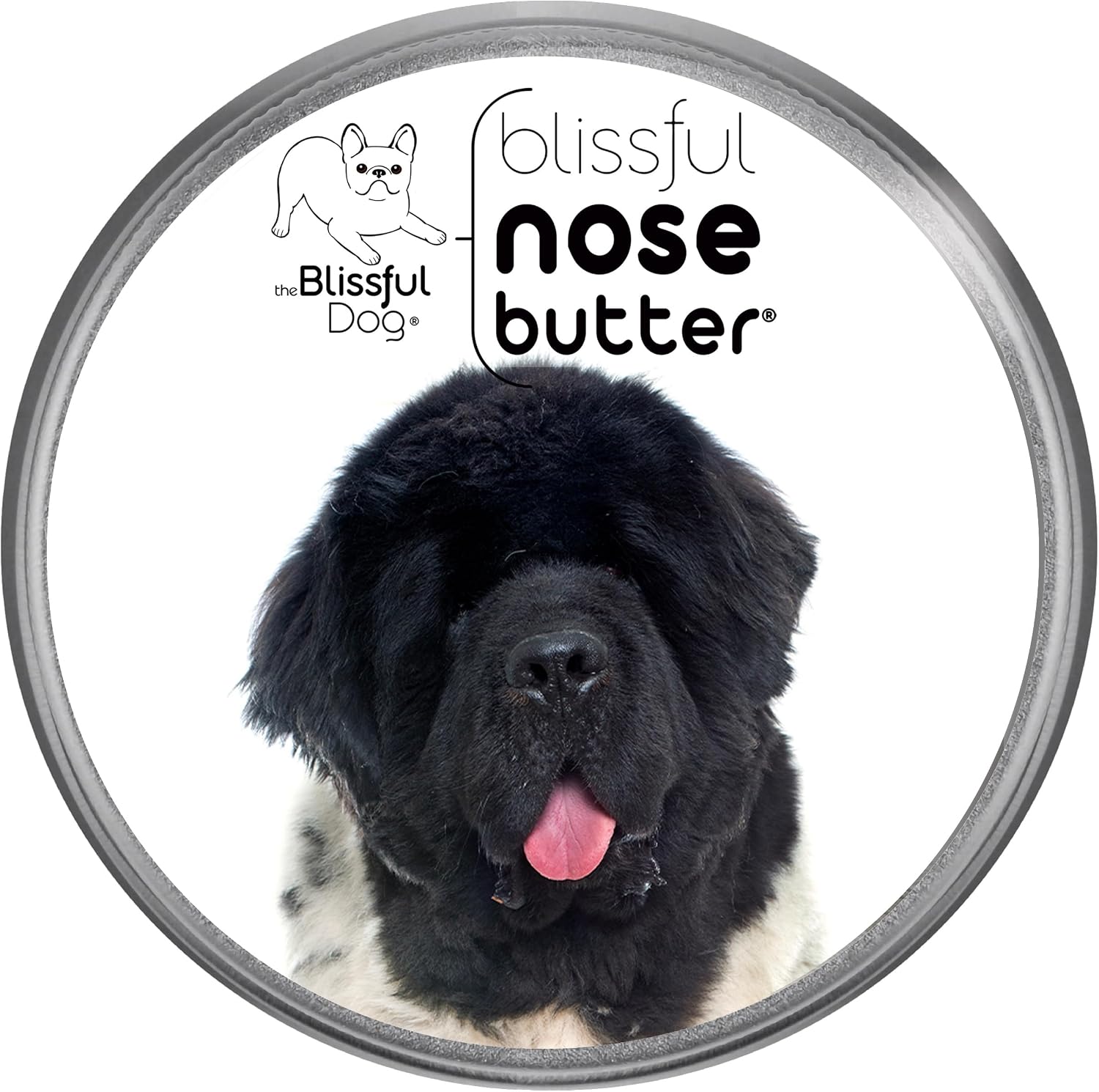 The Blissful Dog Landseer Newfoundland Nose Butter - Bálsamo Nasal Natural para Perros, Sin Fragancia, 2 oz