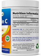 Best Naturals 100% Pure Vitamin C Powder Non-GMO 1 lb (454 g) - Ácido Ascórbico (Paquete de 2)
