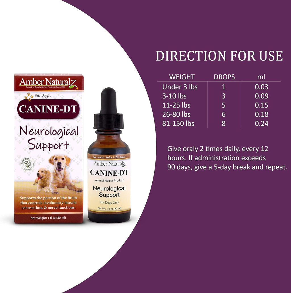 Amber NaturalZ Canine DT - Suplemento Herbal para Perros (30ml)