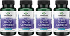 Swanson Complejo Triple Boro - Citrato, Aspartato, Glicinato (3 Envases de 250 Cápsulas)