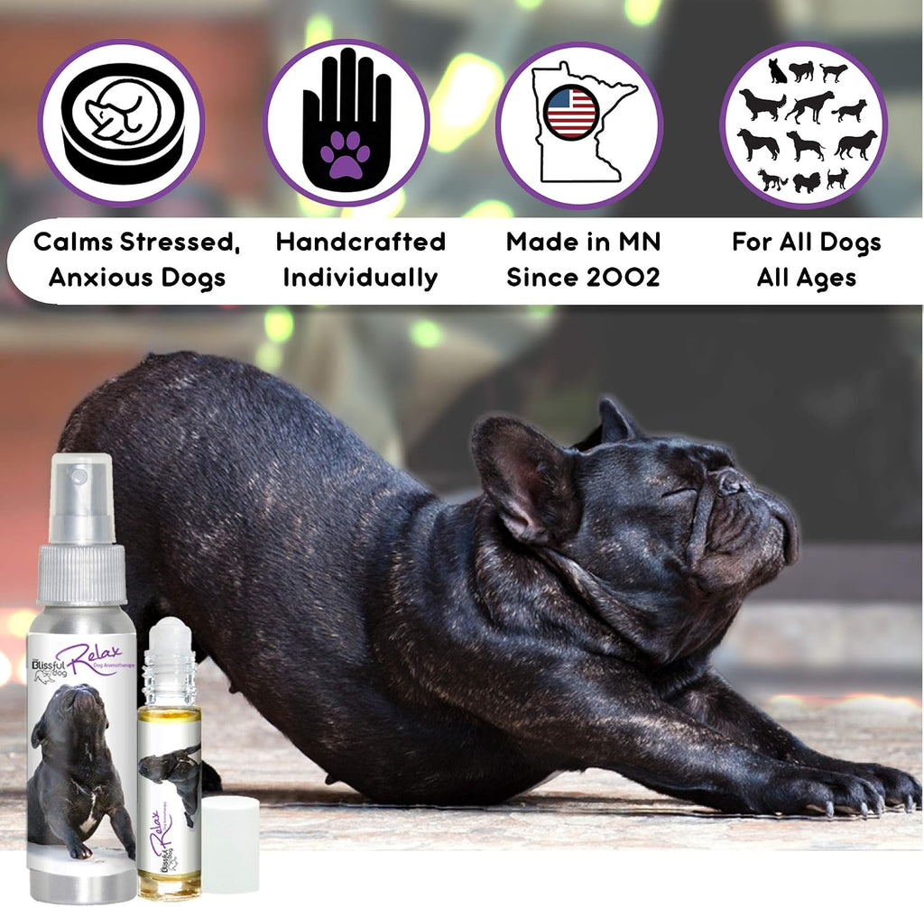 The Blissful Dog French Bulldog Relax Aromatherapy Spray - Spray calmante para perros (80 ml)