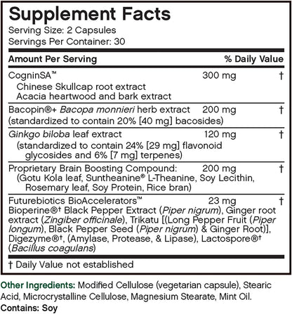 Futurebiotics ThinkFast, Rendimiento – Memoria y aprendizaje: La combinación de extractos vegetales puede – Image 7
