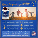 WINDSOR BOTANICALS Suplemento de Fertilidad Masculina con Maca Root - 120 Cápsulas