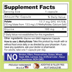 Our Daily Vites L-Metilfolato 10 mg - Folato Activo 5-MTHF, 90 Cápsulas