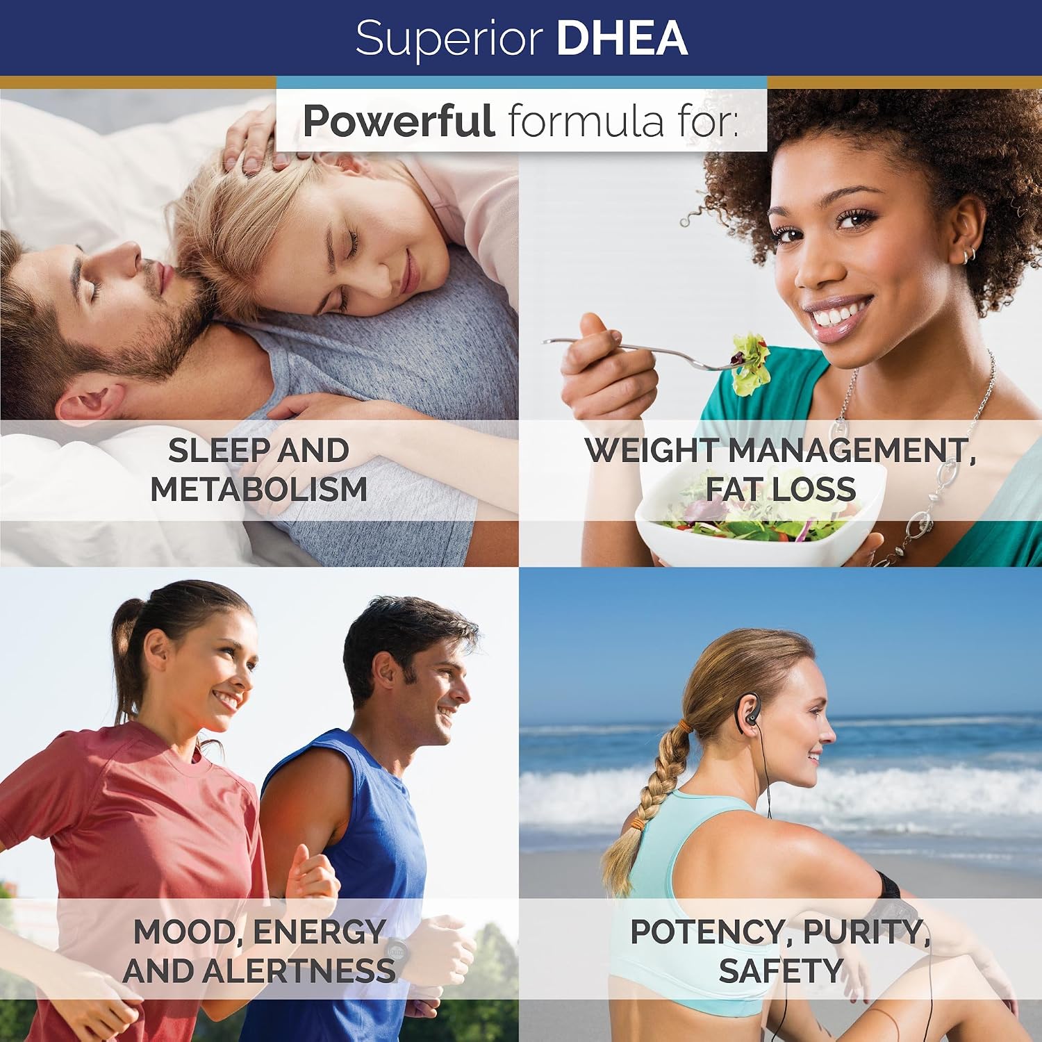 Superior Labs DHEA 100 mg - 60 Cápsulas Vegetales - Sin OGM
