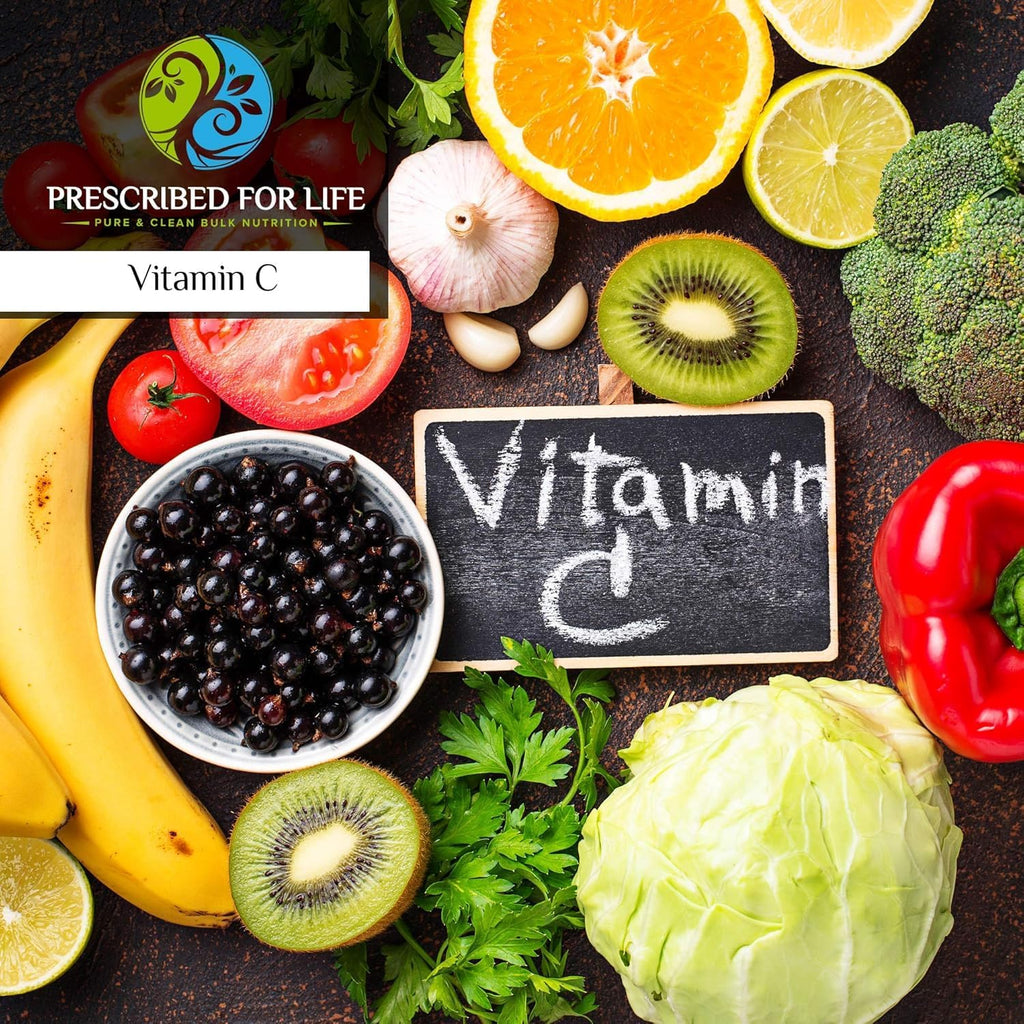 Prescribed For Life Ascorbato Sódico en Polvo - Vitamina C Tamponada Pura USP, 5 kg
