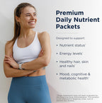 Designs for Health Twice Daily Essential Packets - Paquetes multivitamínicos diarios con Omega-3