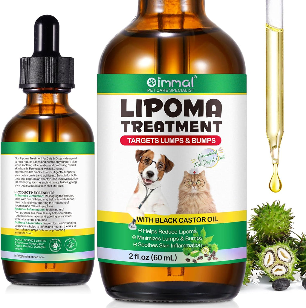 Aceite de Ricino para el Tratamiento de Lipomas en Perros y Gatos – 59 ml