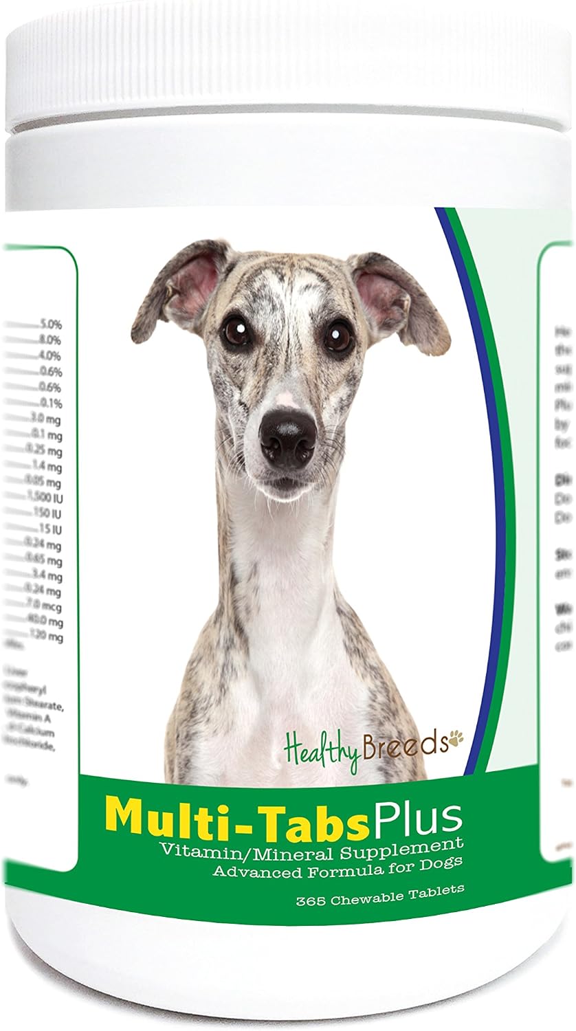 Healthy Breeds Whippet Multi-Tabs Plus Comprimidos Masticables 365 Unidades