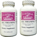 Ecological Formulas All Thiamine Vitamina B1 50 mg, 2 X 250 Cápsulas