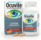 Bausch + Lomb Ocuvite Suplemento de Vitaminas y Minerales con Luteína, 120 Comprimidos (Pack de 3)
