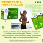 Power Pak Electrolyte Powder - 60 Sobres - Sabor Lima Limón - 1200 mg Vitamina C con Zinc y Magnesio
