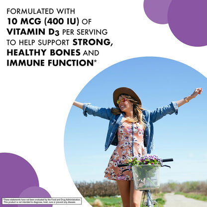 BlueBonnet EarthSweet Vitamin D3 400 IU – – Sistema inmunitario: Apoya el funcionamiento normal del sistema – Image 4