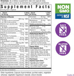 Bluebonnet Ladies ONE 40+ Multivitamínico Completo para Mujeres a Base de Alimentos Integrales - 30 Cápsulas Vegetales