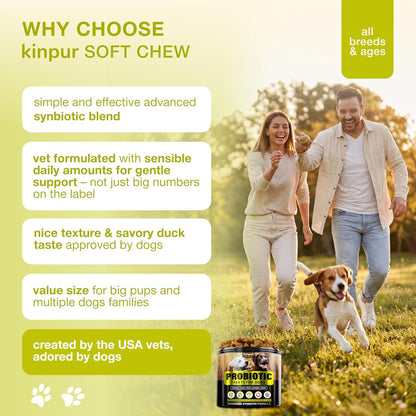Kinpur Probióticos para Perros – 4 Mil – Enzimas digestivas: Amilasa, celulasa, lipasa, proteasa y otras que – Image 7