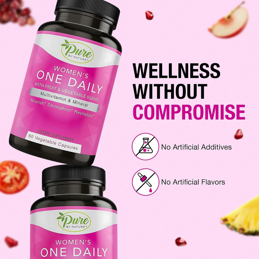 Pure By Nature Multivitamínico Diario para Mujeres, 60 Comprimidos