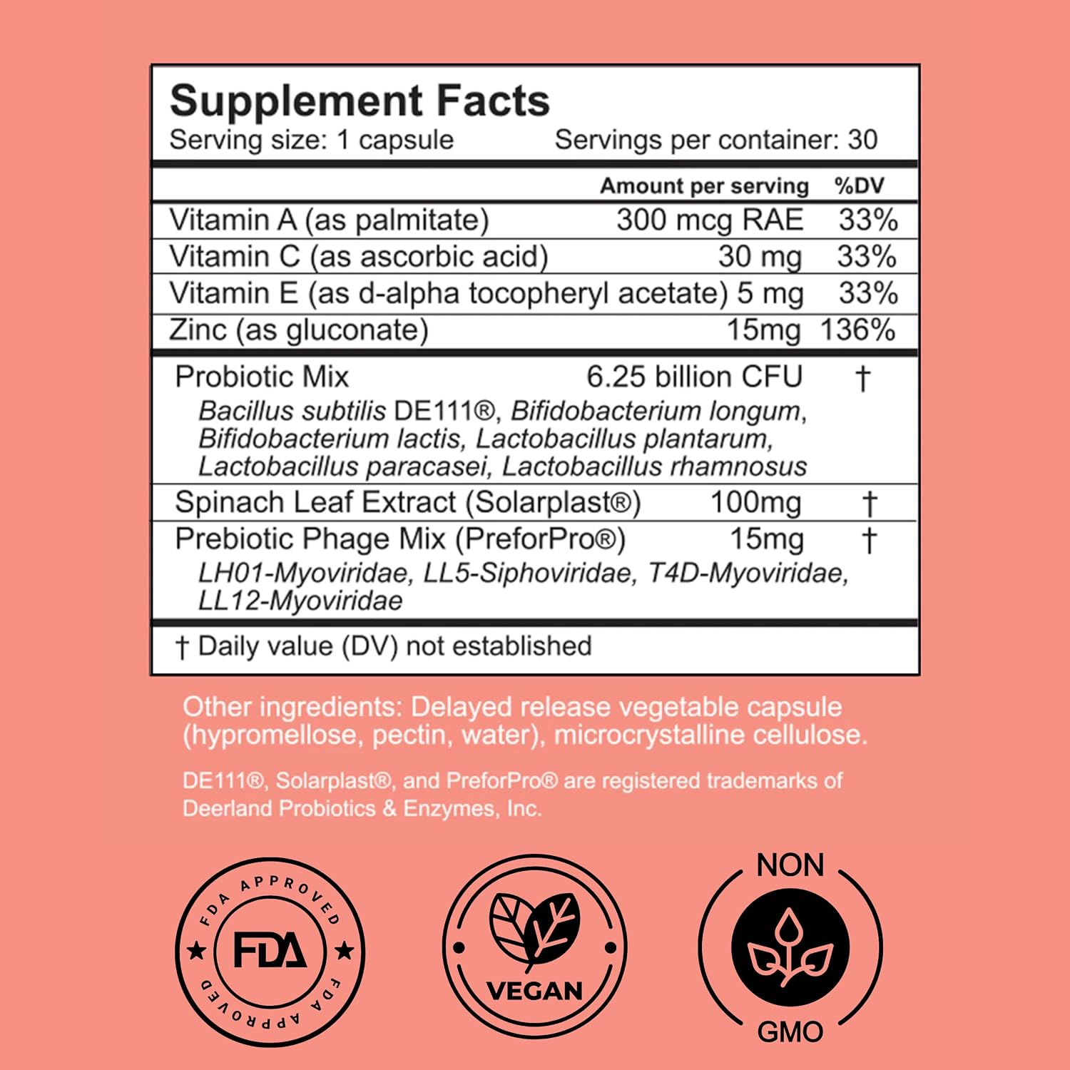 Dermala #FOBO SUPPLEMEANT to Be Acné - Suplemento con Prebióticos, Probióticos, Vitaminas y Zinc