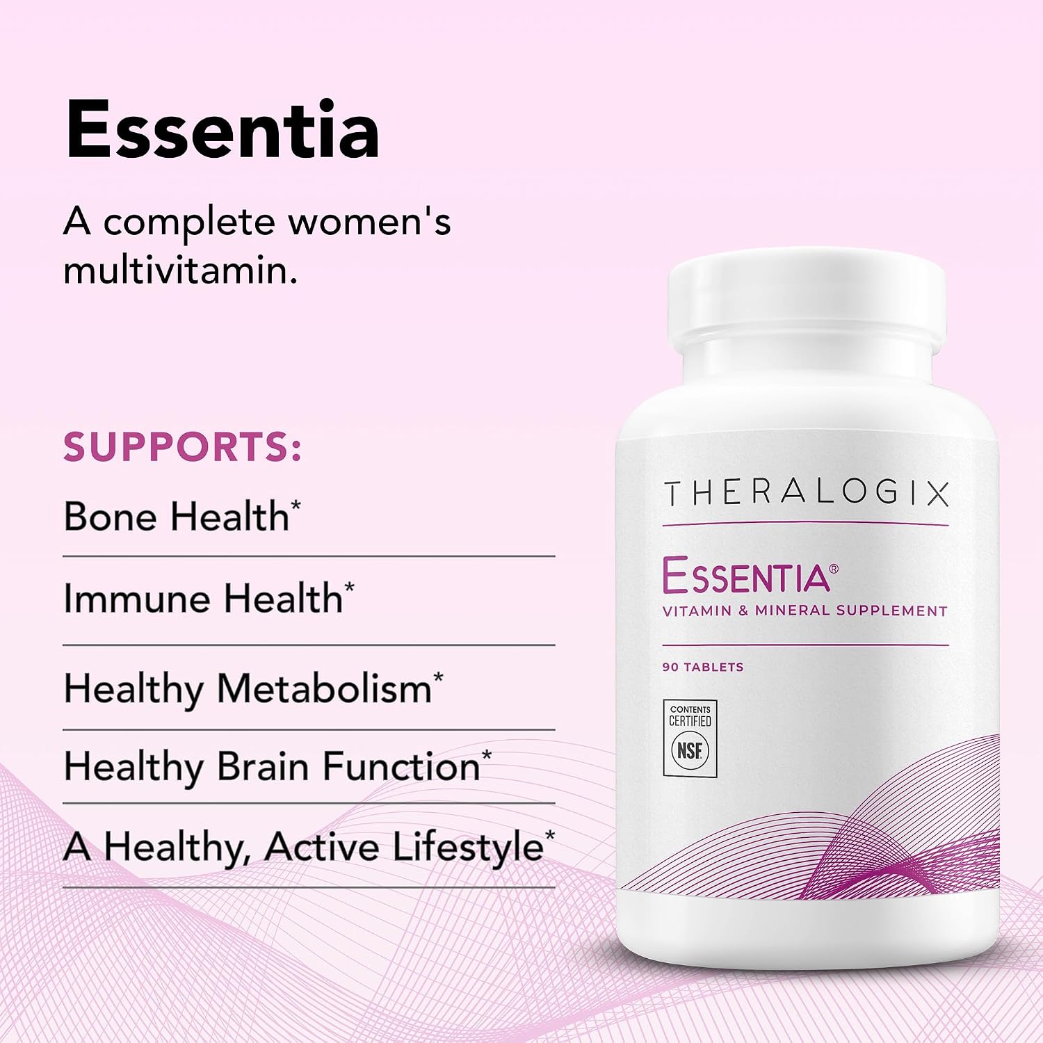 Theralogix Essentia Multivitamínico para Mujeres – 90 Comprimidos
