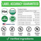Omega 3 Fish Oil for Dogs & Cats - Aceite de Pescado con Aceite de Salmón Salvaje de Alaska - Suplemento Líquido con Omega 3 EPA+DHA
