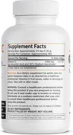 Bronson Buffered Vitamin C Powder - Sodium Ascorbate - 454 g (1 Pound)