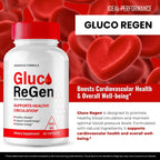 GlucoRegen Cápsulas - Fórmula Avanzada de Sangre y Glyco Optimizer - Suplemento Natural Máxima Potencia (5 Envases)