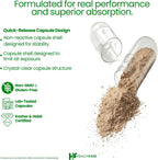 Healthfare Fadogia Agrestis Extract | 200 Cápsulas Veganas | Suplemento Herbal