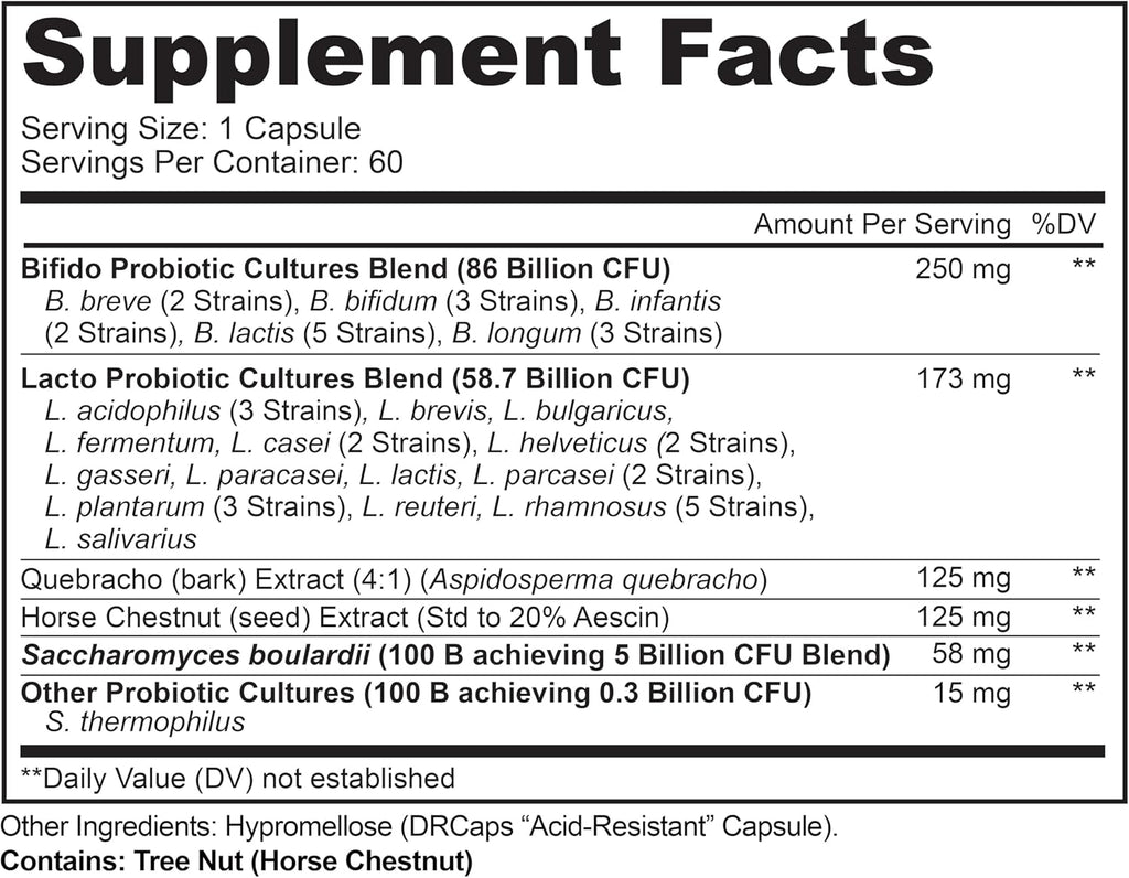LIVELY VITAMIN CO. Great Guts Probiotic - 25 Billion CFU - Equilibrio Intestinal - 90 Cápsulas