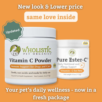 Wholistic Pet Organics Vitamina C en Polvo para Perros y Gatos - 57 porciones (57 g) – Image 2
