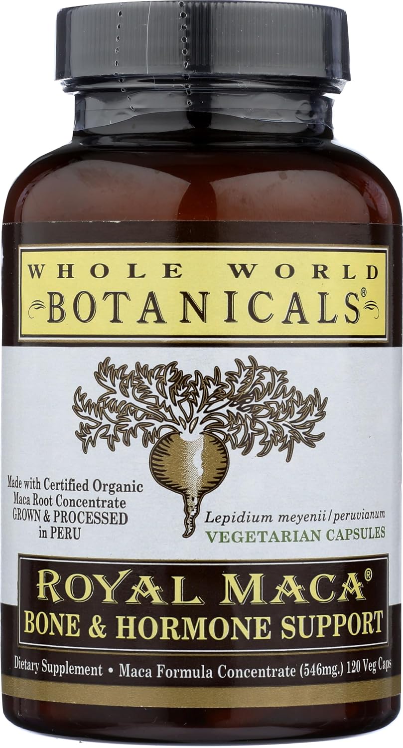 Whole World Botanicals Maca Real Soporte Óseo