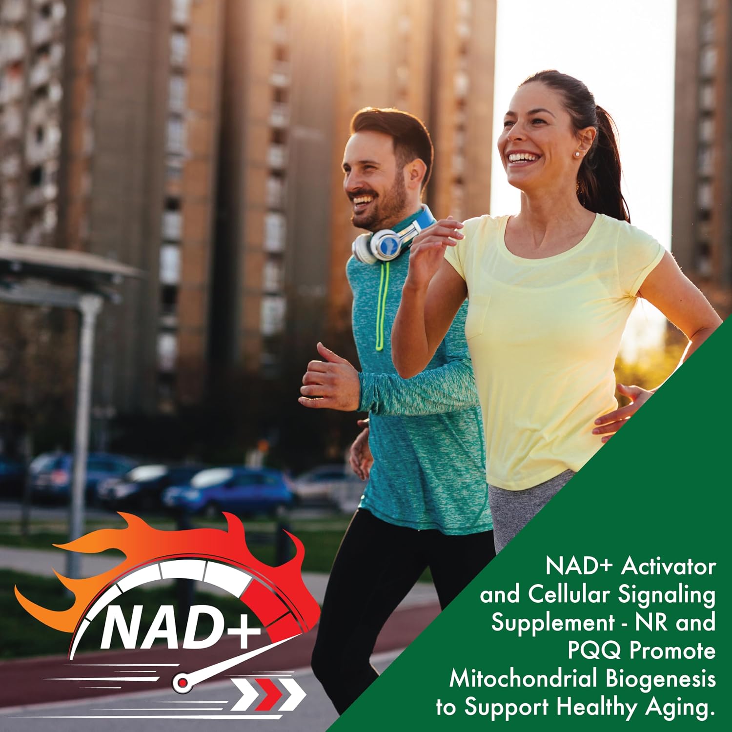 Health Thru Nutrition Activador NAD+ con NR y PQQ | 300mg Nicotinamida Ribósido + 20mg PQQ | 60 Cápsulas