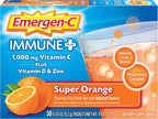 Emergen-C Immune+ Vitamina C 1000 mg - 30 Sobres - Sabor Naranja Super