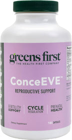 Greens First Female ConceEVE - Cápsulas de Fertilidad Femenina para la Concepción, 180 Cápsulas
