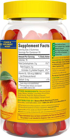 Nature Made Vitamina D3 5000 UI Gominolas Extra Strength, 150 Gominolas