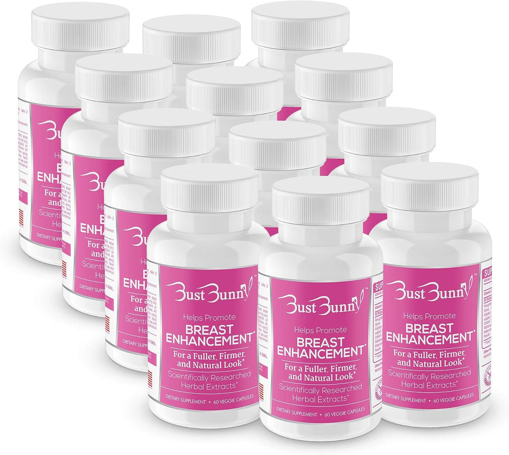 Bust Bunny Pastillas para Aumento de Senos - Vegano - 6 Meses
