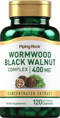 Piping Rock Wormwood & Black Walnut Capsules | 120 Capsules