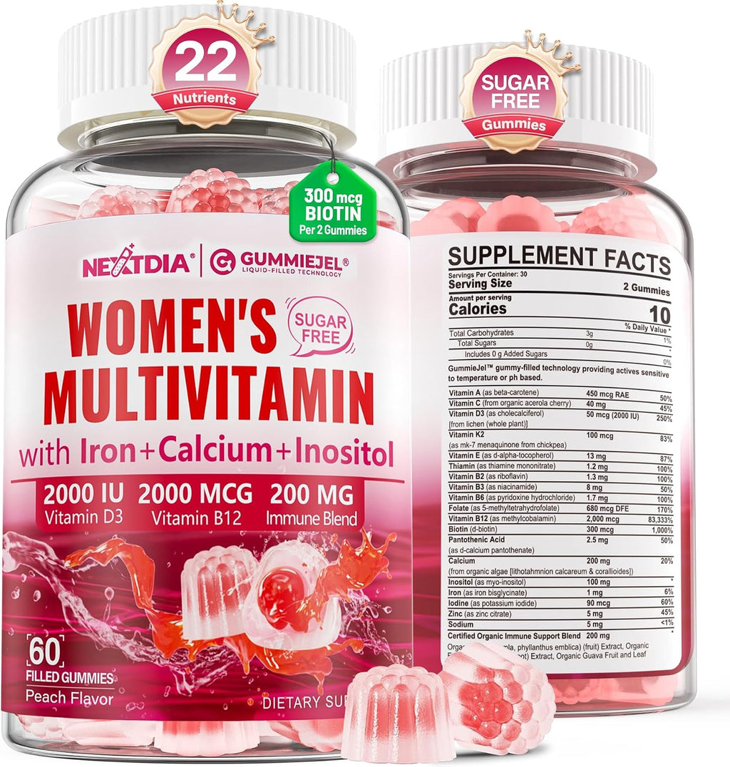 Nextdia Multivitamínico Metilado para Mujeres en Gominolas - 60 unidades