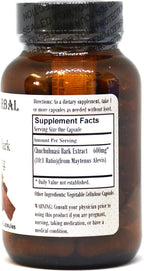 Extracto de Corteza de Chuchuhuasi 10:1 | 600mg | 60 Cápsulas Veganas, Kosher y Halal | Sin Estearatos, Sin Rellenos, Envasado en Vidrio