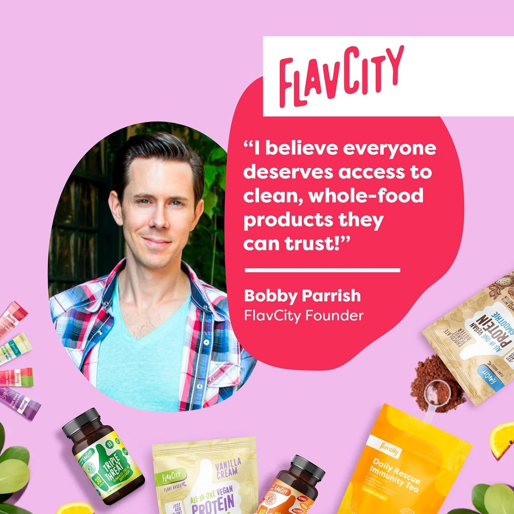 FlavCity Vitamina C C-Ya Later! Superfood-Derived Immunity Support - 500% Valor Diario (60 Cápsulas)