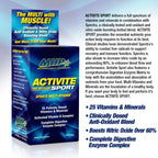 MHP Activite Sport – Multivitamínico Deportivo con 25 Vitaminas y Minerales, 120 Comprimidos
