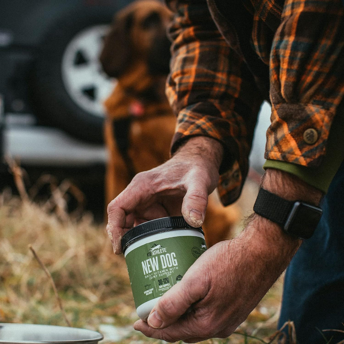 K9 Athlete - New Dog | Dog Joint Supplement – Aceite de pescado : Rico en ácidos grasos omega-3, el aceite de – Image 3