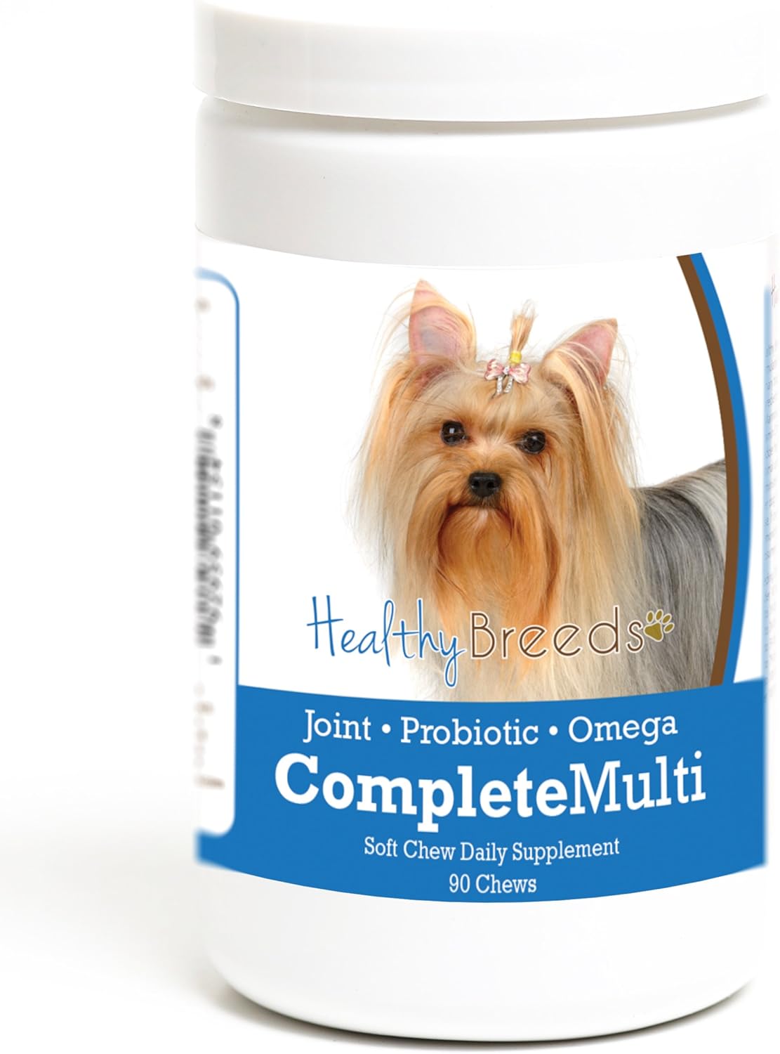 Healthy Breeds Multivitamínico Completo para Yorkshire Terrier - 90 Comprimidos Blandos