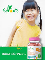 Carlyle Lil' Sprouts Multivitamínico Infantil con Probióticos - 60 Gominolas Sabor Bayas