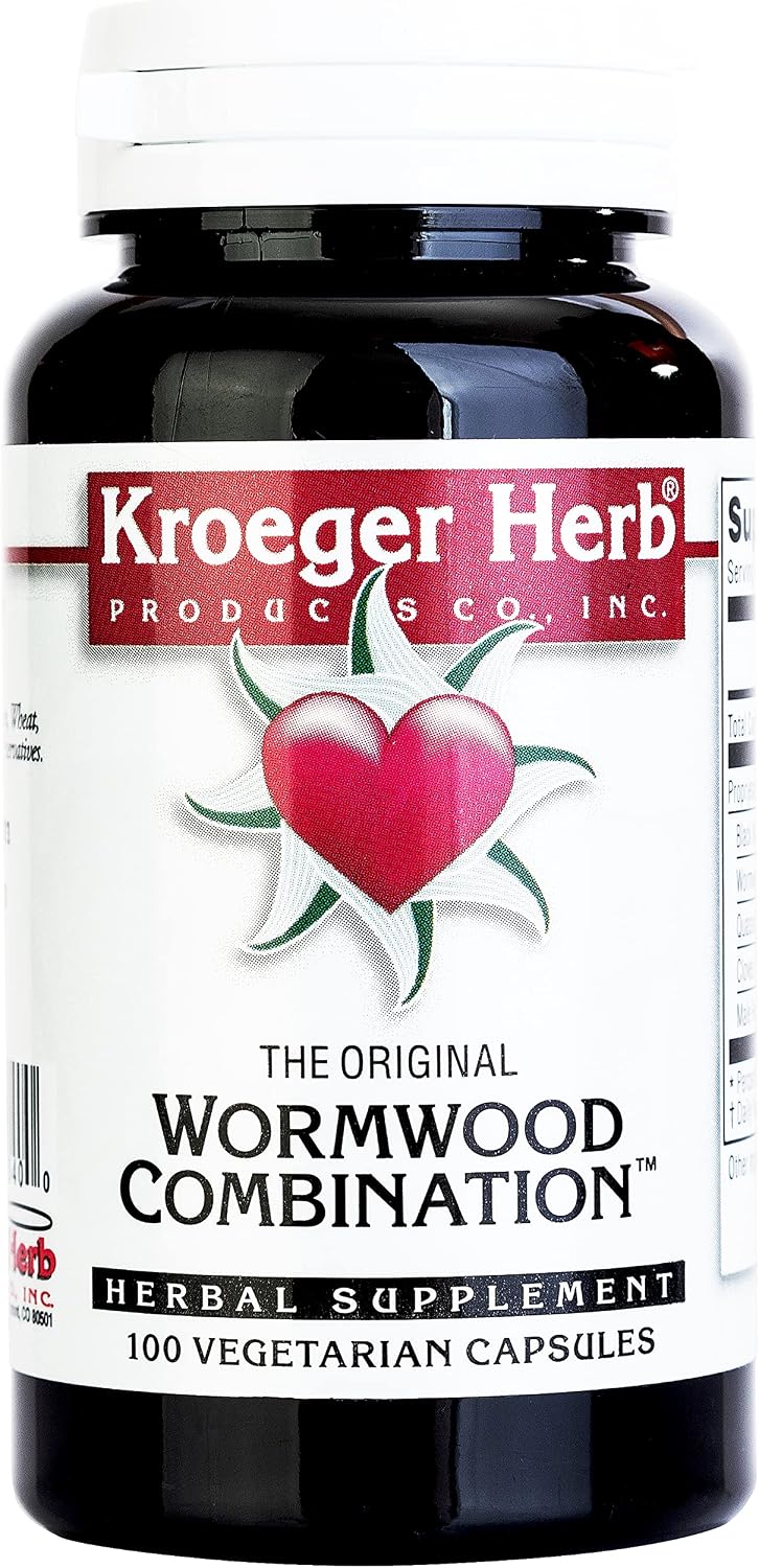 Kroeger Herb Wormwood Combination - 100 Cápsulas