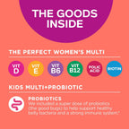 OLLY Pack Familiar: Perfect Women's Multi y Kid's Multi + Probiótico, Gomitas, 2 Unidades
