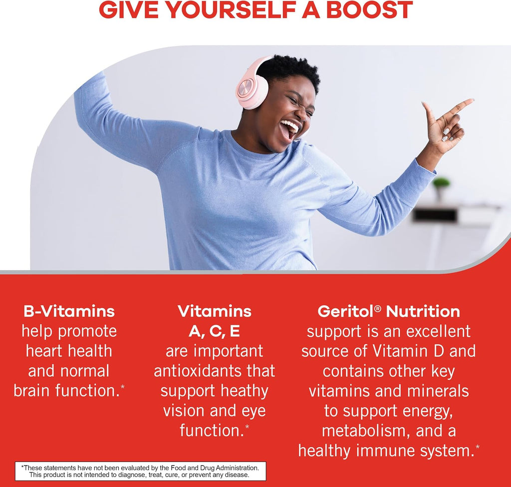 Geritol Multivitamin, 27 Essential Vitamins and Minerals, 40 Tablets