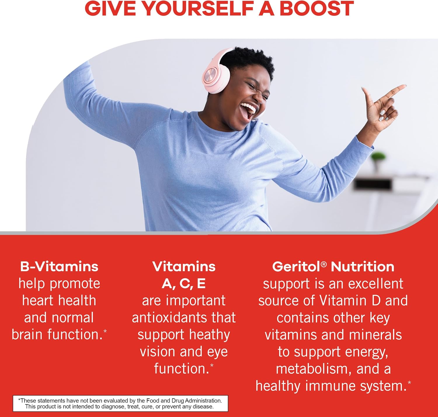 Geritol Multivitamin, 27 Essential Vitamins and Minerals, 40 Tablets